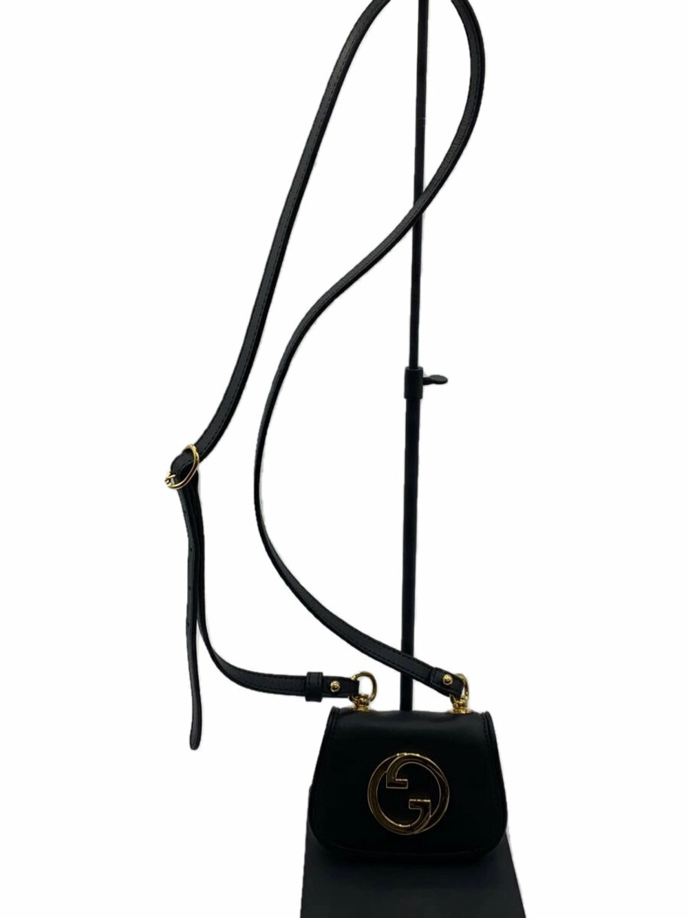 Gucci Blondie Interlocking G shoulder bag black leather